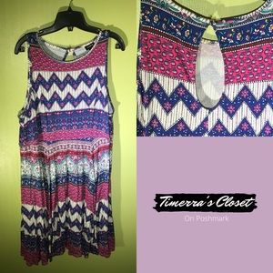 Torrid Key Hole Skater Dress